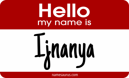 Hello my name is Ijnanya png download