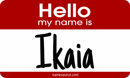 Hello my name is Ikaia png download