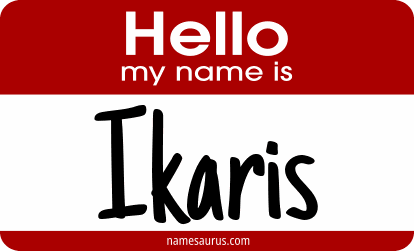 Hello my name is Ikaris png download