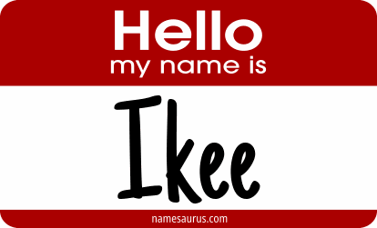 Hello my name is Ikee png download