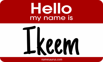 Hello my name is Ikeem png download
