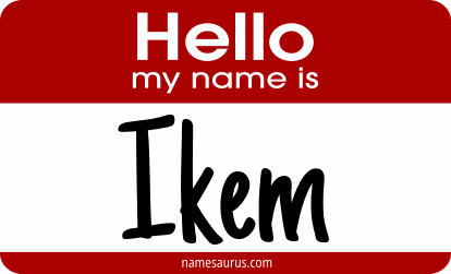 Hello my name is Ikem png download
