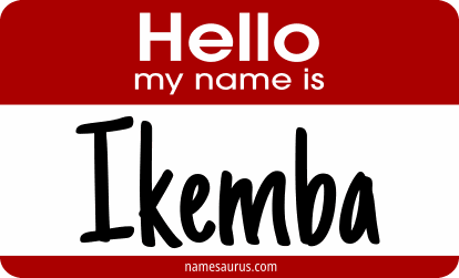 Hello my name is Ikemba png download