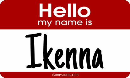 Hello my name is Ikenna png download