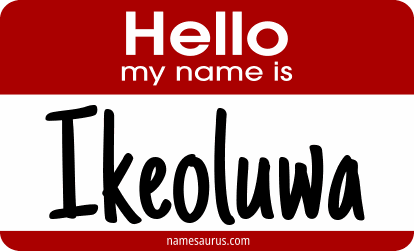 Hello my name is Ikeoluwa png download