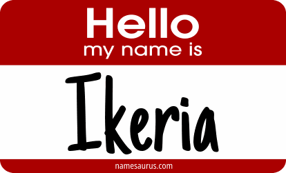 Hello my name is Ikeria png download
