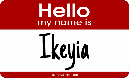 Hello my name is Ikeyia png download