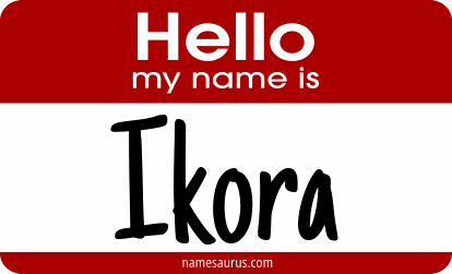 Hello my name is Ikora png download