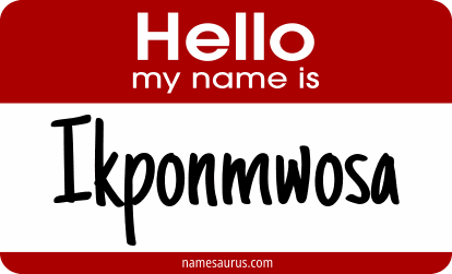 Hello my name is Ikponmwosa png download