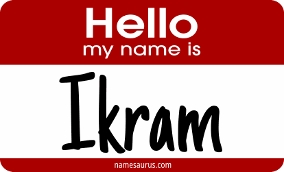 Hello my name is Ikram png download