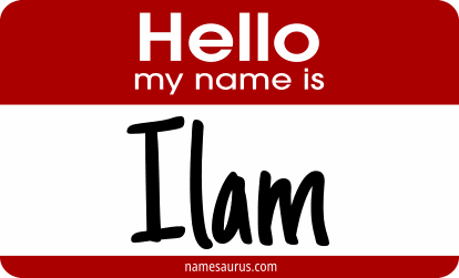 Hello my name is Ilam png download