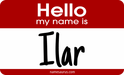 Hello my name is Ilar png download