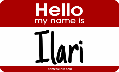 Hello my name is Ilari png download