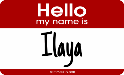 Hello my name is Ilaya png download
