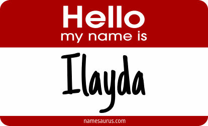 Hello my name is Ilayda png download