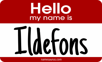 Hello my name is Ildefons png download