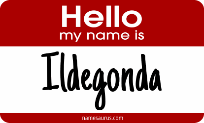 Hello my name is Ildegonda png download