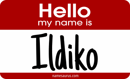Hello my name is Ildiko png download