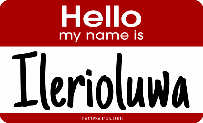 Hello my name is Ilerioluwa png download