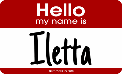Hello my name is Iletta png download