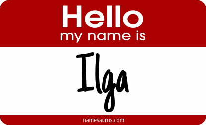 Hello my name is Ilga png download