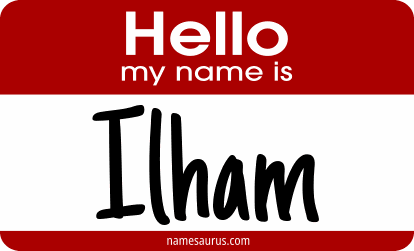 Hello my name is Ilham png download