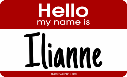 Hello my name is Ilianne png download