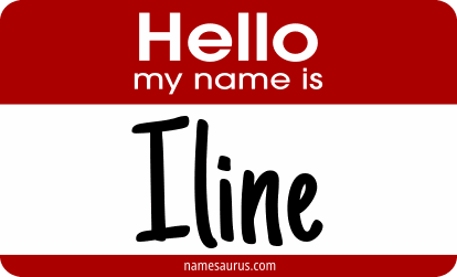 Hello my name is Iline png download