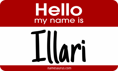Hello my name is Illari png download