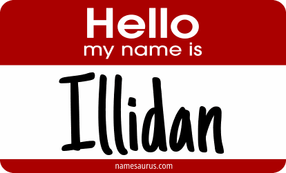 Hello my name is Illidan png download