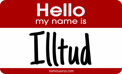 Hello my name is Illtud png download
