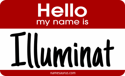 Hello my name is Illuminat png download