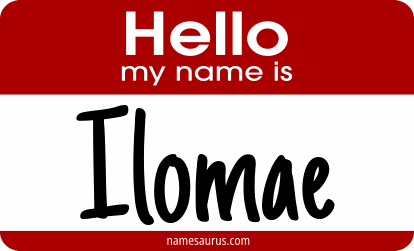 Hello my name is Ilomae png download