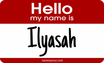 Hello my name is Ilyasah png download