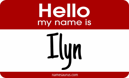Hello my name is Ilyn png download
