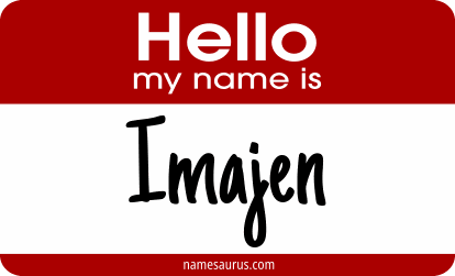 Hello my name is Imajen png download