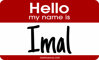 Hello my name is Imal png download