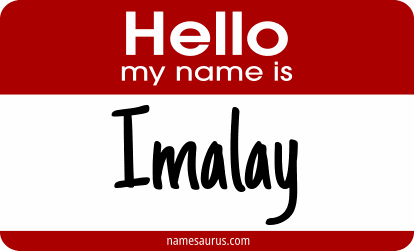 Hello my name is Imalay png download