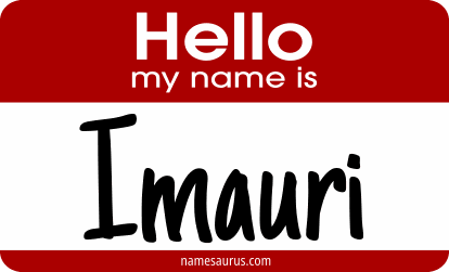 Hello my name is Imauri png download