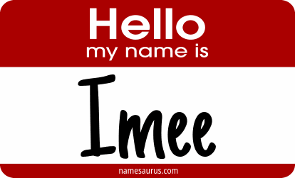 Hello my name is Imee png download