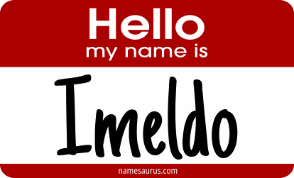 Hello my name is Imeldo png download