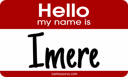 Hello my name is Imere png download