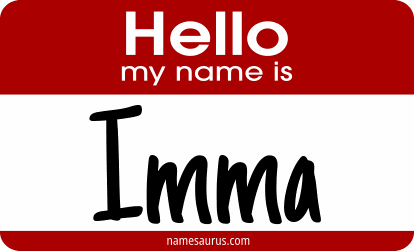 Hello my name is Imma png download