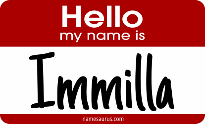 Hello my name is Immilla png download