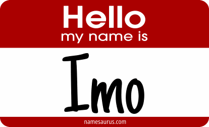 Hello my name is Imo png download