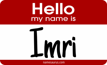 Hello my name is Imri png download