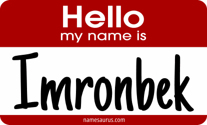 Hello my name is Imronbek png download