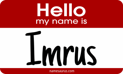 Hello my name is Imrus png download