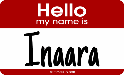 Hello my name is Inaara png download