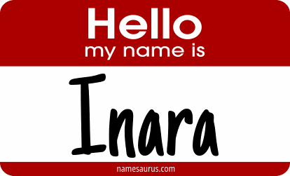 Hello my name is Inara png download